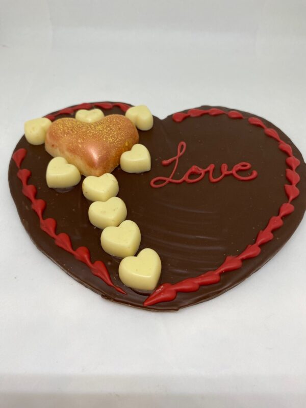 corazon chocolate san valentin