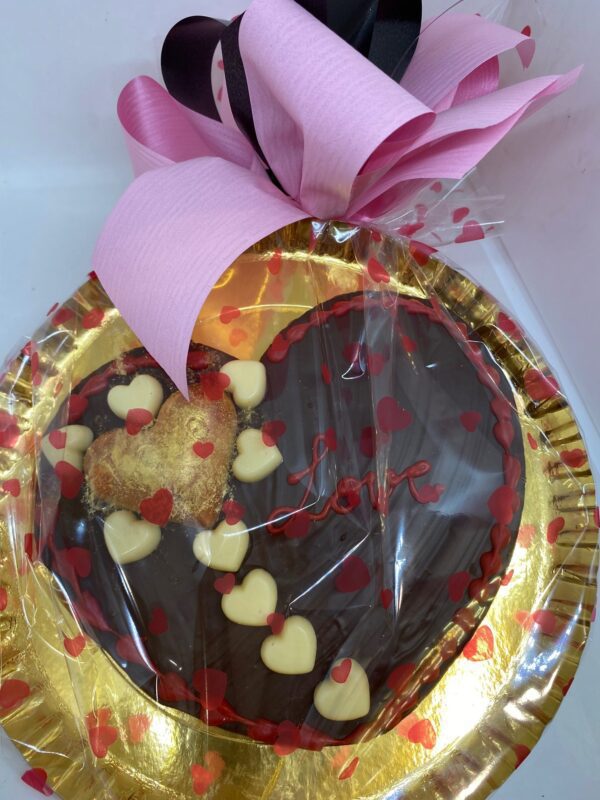 corazon chocolate san valentin